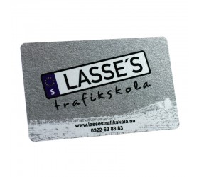 Plastkort Lasses - Metalliclack