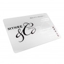 Transparente plastkort Transparente plastkort