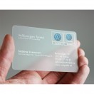 Transparente plastkort Transparente plastkort